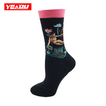 Load image into Gallery viewer, socks art oil painting